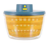 CORHAD Deshidratador de Ensaladas Eléctrico de 3l Cesta de Drenaje y Diseño de Almacenamiento para Cocina y Hotel en Color Azul de Material Pp