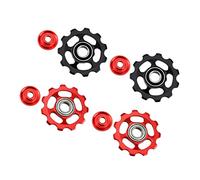 CORHAD Desviador Trasero De Bicicleta 4 Piezas Desviador Mtb Ajustar El Desviador Trasero Equipo De Ciclismo Patilla De Cambio Trasera Polea De Cambio Trasero 11t Bicicleta Percha