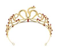 CORHAD Diadema en Aleación y Plástico, Accesorio Elegante de Serpiente Medusa Diseño Bicolor para Mujer para Bodas y Cumpleaños