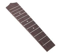CORHAD Diapasón de Ukelele de Repuesto de 21 Pulgadas 12 Trastes en Madera de Rosa para Accesorios de Instrumentos Folclóricos, Mástil sin Pala para Música Profesional y Educativa