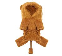 CORHAD Disfraz Cálido De León para Perro Mascota, Disfraz De Cosplay XL, Ropa De Fiesta para Mascotas En Halloween, Diseño De Emulación para Perros Medianos y Grandes