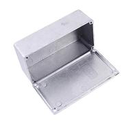CORHAD Estuche de Aluminio para Pedal de Guitarra 122x66x39,5 Mm, Carcasa Metálica Resistente para Pedalera de Efectos, Caja Stomp Box para Proyectos DIY y Uso Musical
