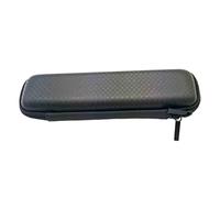 CORHAD Estuche para Bolígrafos Eva Negro Doble Cremallera, Bolsa de Papelería Práctica para Estudiantes y Oficina, Protección Portátil para Lápices y Accesorios, Uso Diario y Viaje