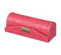CORHAD Estuche Portátil para Pintalabios de PU Compacto y Elegante con Diseño Único, Adecuado para Viajes y Clutch, Evita Que Ruede y Organiza Cosméticos Fácilmente