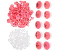 CORHAD Etiquetas para orejas de conejo 1-100, 100 piezas, PP, rosa, marcadores de oreja, fáciles de colocar, para conejos y perros en granja