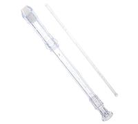 CORHAD Flauta Dulce Soprano en Tono G de 8 Agujeros con Varilla de Limpieza y Manual, Hecha de Abs para Interpretación y Fácil Limpieza