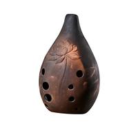 CORHAD Flauta Xun De Cerámica 10 Agujeros Para Principiantes, Instrumento Musical Antiguo De Viento En Tono G, Ocarina Profesional De Cerámica Tradicional China, Adecuado Para Aprendizaje y Práctica