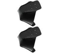 CORHAD Funda Protectora de Puntera para Patines de Cuero Negro, Par Reemplazable para Zapatos de Patinaje sobre Ruedas, Tamaño Pequeño, Accesorio Resistente para Protección de Dedos