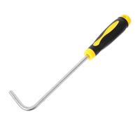 CORHAD Gancho Alta con y Enrollable de Goma Acero Puerta para Mango Inoxidable Capacidad de Carga y Diseño Moderno para Persianas y Tapas de Alcantarilla