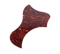 CORHAD Golpeador Autoadhesivo Para Guitarra Acústica Color Rojo Oscuro, Protector De Pvc Forma De Pato, 1 Unidad, Resistente a Arañazos Para Uso Musical