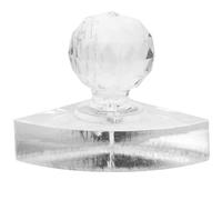 CORHAD Herramienta de Prensado Cosmética Redonda de 59 Mm Cristal para Sombras de Ojos, Colorete y Polvos Compactos, Sello Prensador Independiente para Reparación y Recarga DIY