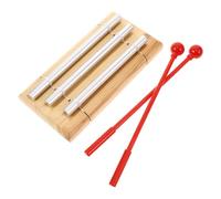 CORHAD Instrumento de Percusión de Madera Tres Tonos con Control de Volumen para Meditación Mindfulness y Educación Musical Infantil Campana de Mano Segura y Duradera para Aulas y