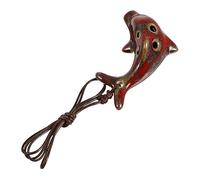 CORHAD Instrumento de Viento para Niños Ocarina con Forma de Delfín para Principiantes Musical 6 Agujeros Melodía en C Material Resistente Color Aleatorio
