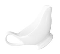 CORHAD Jarra de Cerámica para Servir Salsa y Crema con Asa y Vertedor Único, Resistente al Desgaste, Tamaño S Adecuado para Restaurante y Mesa