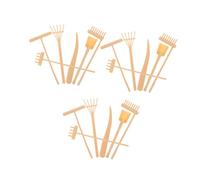 CORHAD Juego De 3 Rastrillos De Mano para Jardín Mini Rastrillo para Techo Herramientas De Arena Herramientas De Jardín Zen para Arena