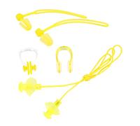 CORHAD Juego de 4 Piezas Tapones para Oídos y Pinza Nasal para Natación Impermeables y Reutilizables Ideales para Piscina Manantiales Termales y Deportes Acuáticos