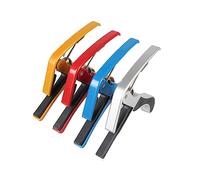 CORHAD Juego de Afinadores de Guitarra con Clip 4 Piezas Clavijas de Afinación para Guitarra Folk para Cuerdas Capo de Liberación Rápida para Ukelele Violín Y Clásica Acústica