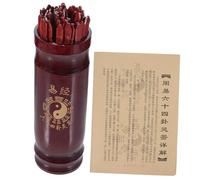 CORHAD Juego De Palos De Adivinación Chinos Cubo De Adivinación Pequeño De Madera Religiosa para Adultos y Niños Portátil Adecuado para Reuniones Familiares Templo y Entretenimiento