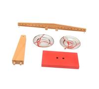 CORHAD Juguete de Aritmética Divertido y Creativo de Madera para Primera Infancia Balanza Educativa Piezas Seguras para Material Didáctico Montessori para Enseñanza y Desarrollo de