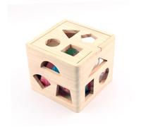 CORHAD Juguete Educativo De Bloques De Madera para Loros para Ejercicio y Diversión Juguete Interactivo para Aves Pequeñas