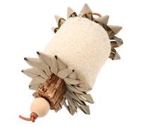 CORHAD Juguete para Loro y Pájaros Pequeños Masticable Colgante De Lufa y Hojas De Palma, Tamaño 1, Decoración Segura para Jaula, Adecuado para Periquitos y Cacatúas