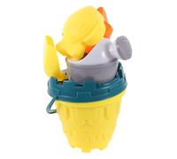 CORHAD Juguetes de Playa para Cubo Pala y Carretilla Diseño de Tren de Caricatura Seguro y Fácil de Transportar para Arena y Parque Verano