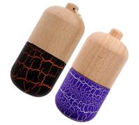 CORHAD Juguetes Kendama de Madera para Niños 2 Piezas, Pastilla para Lanzar y Atrapar, Coordinación Mano-Ojo, Juego Educativo para Mayores de 6 Años, Diversión y Habilidad, Color Color Aleatorio
