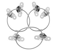 CORHAD Kit De 3 Correas Antivuelco Para Muebles De Acero Inoxidable, Multifuncional y Resistente, Seguridad Para Bebés Hogar y Oficina, Accesorios Para Evitar Caídas De Gabinetes