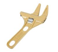 CORHAD Llave Inglesa Ajustable Multifuncional Tamaño Abierto Ajustable y Aleación de Dorada para Grifo Adecuado para Entornos Que Requieren de Llave
