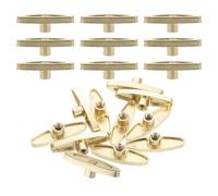 CORHAD Llaves para Caja de Música de Cuerda 20 Piezas Llave de Repuesto de Aleación Dorada 7 MM Accesorio para Mecanismos de Relojería Herramienta para Reparación y Bricolaje de Cajas