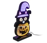 CORHAD Luces LED De Neón De Calabaza Para Halloween, Letrero De Neón, Luces Nocturnas Con Base De Soporte, Lámpara De Mesa De Escritorio Alimentada Por USB Para Dormitorio, Bar,