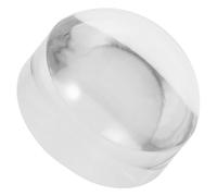 CORHAD Lupa de Lectura Óptica Acrílica 10X Cúpula Hemisférica Transparente 65 MM Pisapapeles Portátil para Libros y Mapas Herramienta Ligera para Lectura y Bricolaje