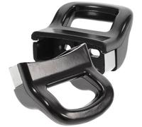 CORHAD Mango de olla anti-quemaduras negro, mango de agarre desmontable para sartenes y ollas, 2 piezas de repuesto heat-resistant para cocinar