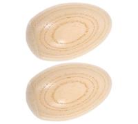 CORHAD Maracas de Madera en Forma de Huevo 2 Piezas para Juguete Musical de Percusión Educativo Agitador de Ñiño Seguro y Ligero Adecuado para Aprendizaje y Diversión Infantil