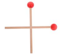 CORHAD Mazas para Percusión con Cabeza de Goma y Mango de Madera Palos de Marimba para Xilófono y Glockenspiel Resistentes y Versátiles para Músicos Profesionales