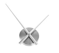 CORHAD Mecanismo de Movimiento de Reloj de Pared DIY Base Plateada, Aguja Larga Silenciosa, Placa de Manecillas de 10 Cm, Accesorios para Reparación y Decoración de Relojes