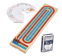 CORHAD Mesa Cribbage de Madera Maciza Tablero Plegable para Puntuación Fácil de Cartas para Partidas Casa y Fiesta Diseño Compacto y Portátil Resistente y Duradero