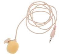 CORHAD Micrófono Portátil Micrófono Mini Micrófono para Tableta Mini Micrófono De Transmisión Micrófono Lavalier De Condensador Micrófono De Petaca Beige Esponja