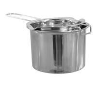 CORHAD Olla para Derretir Chocolate de Acero Inoxidable 600ml Diseño Compacto y Protección contra Quemaduras Adecuado para Baño María y Repostería