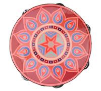 CORHAD Pandereta De Madera Interactiva Pandereta De Mano Instrumento De Percusión Divertido Para Adultos Actuaciones Iglesia o Clases De Música