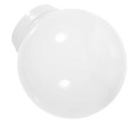 CORHAD Pantalla Redonda para Lámpara de Globo Acrílica white, Diámetro 150 MM, Apta para Lámparas de Patio y Porche, Compatible Base de 8 CM y Boca de 7,5 CM