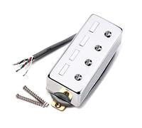 CORHAD Pastilla Humbucker 4 Cuerdas Cubierta de Cobre, 4 Núcleos, Salida Alta y Sonido Cálido Clásico, Incluye Cable de Conexión y Tornillos