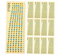 CORHAD Pegatinas Para Diapasón De Guitarra 20 Piezas Notas Adhesivas Para Principiantes Accesorios Para Aprender Guitarra Diseño Práctico y Delgado Para Diapasón Eléctrico y Acústico