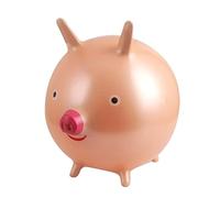 CORHAD Pelota Saltarina Hinchable Infantil con Asas Forma de Orejas de Cerdo Reforzada Juguete Rebote para Jardín Aire Color Aleatorio Color Aleatorio