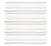 CORHAD Pestañas para Muñecas DIY 0.6 Cm Negras, Marrones, Té y Doradas 20 Piezas, Accesorio Seguro para Manualidades Infantiles, Material Decorativo para Juguetes Creativos