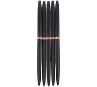 CORHAD Pinceles para Manicura Uso Personal Adecuado para Fácil de Agarrar y Almacenar Set de 5 Línea Delgada en Aluminio y Cobre Decoración de Uñas