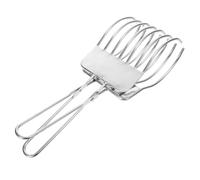 CORHAD Pinza de Cocina de Acero Inoxidable para Cortar Jamón y Frutas, Diseño Redondo, Agarre Cómodo y Antideslizante, Adecuado para Hornear y Asar