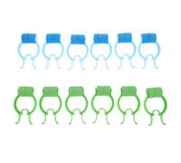 CORHAD Pinza Nasal Profesional, Clips de Entrenamiento de respiración pulmonar, Pinzas para fijación Nasal, 12 Piezas, Accesorios para la Nariz, diseño Antideslizante, para Leer y Ver TV