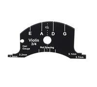 CORHAD Plantilla De Puente De Violín Herramienta De Referencia Fibra De Carbono Fácil De Usar Negro