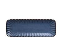 CORHAD Plato y Alta Resistencia a Altas Temperaturas de Sushi de Cerámica Rectangular con Diseño Antideslizante para Servir Sashimi y Platos Japoneses